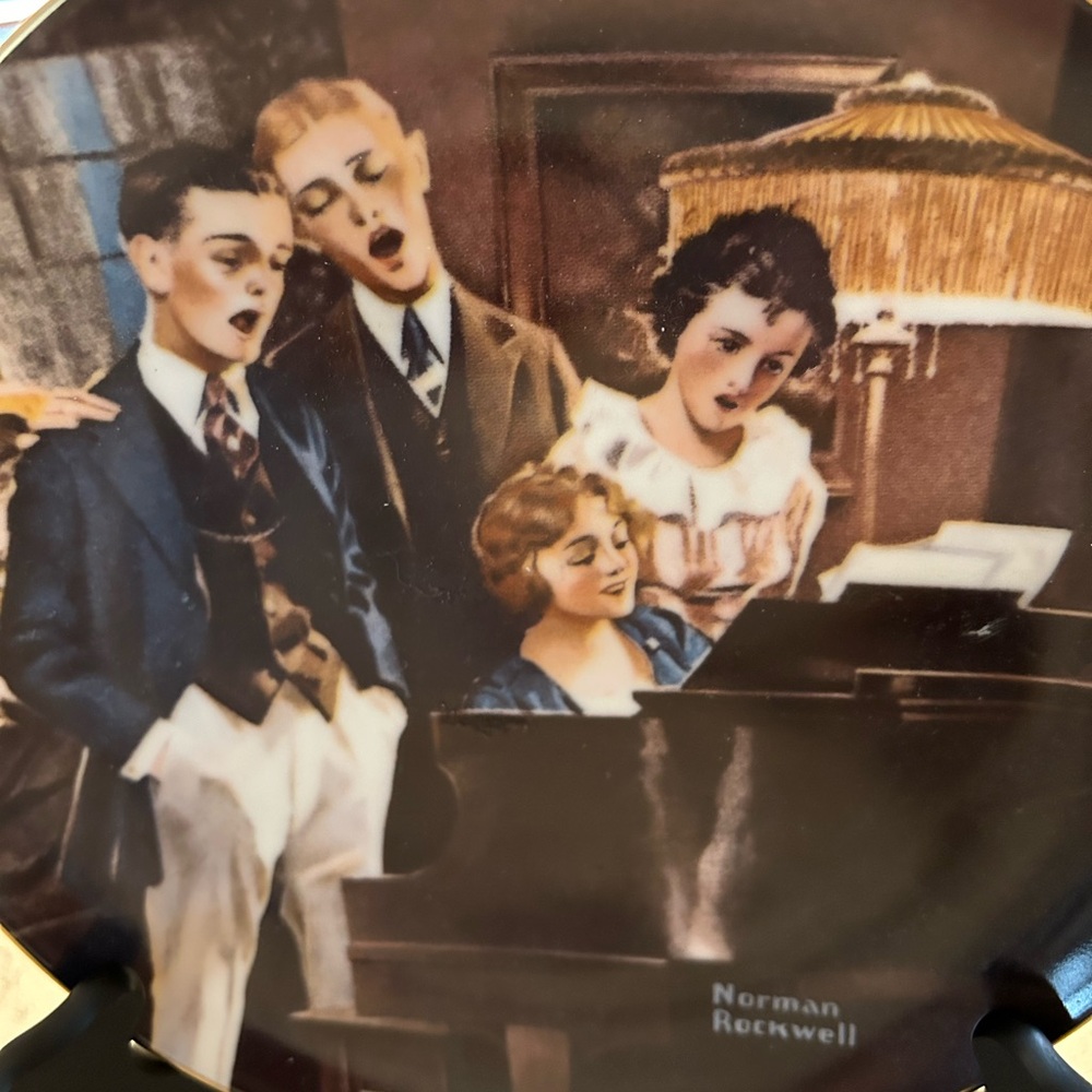Norman Rockwell plate